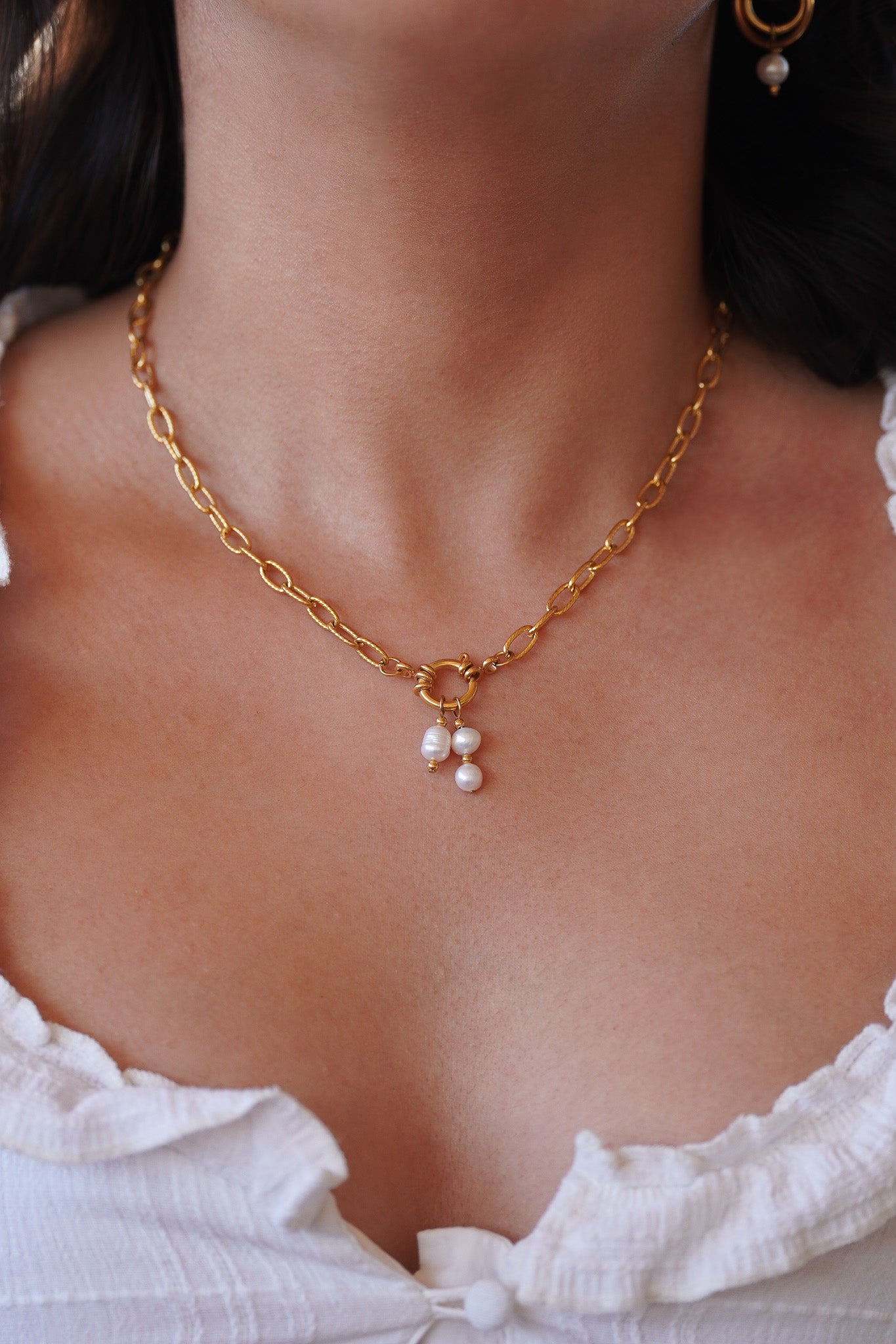 Coffret perles d'eau douce