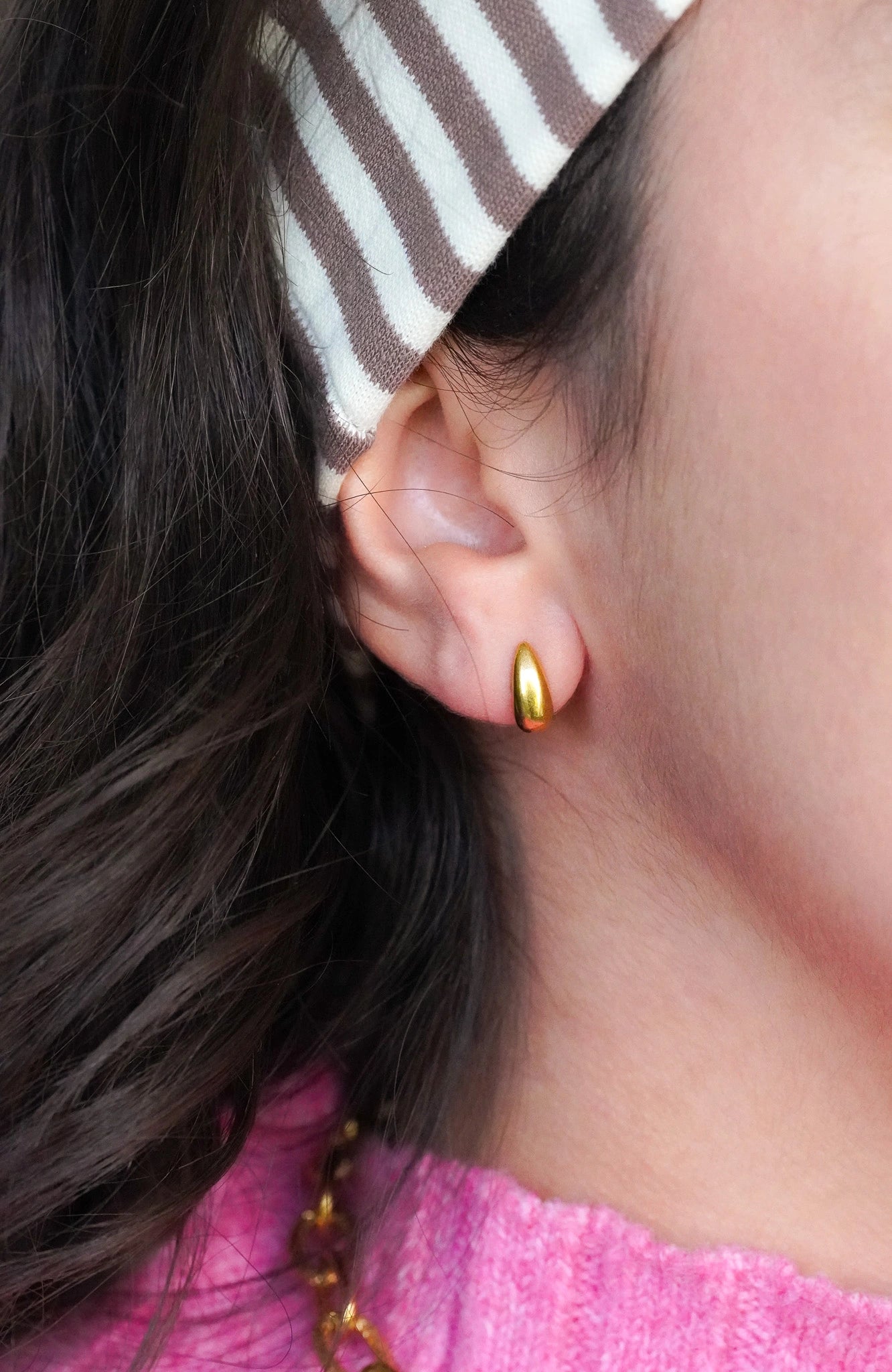 Puces d'oreilles Carmen dorées