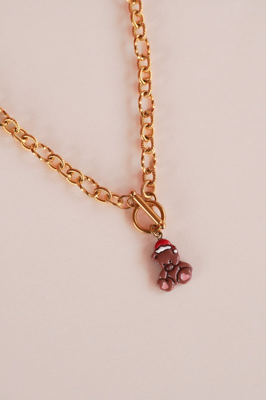 Collier Ourson noël