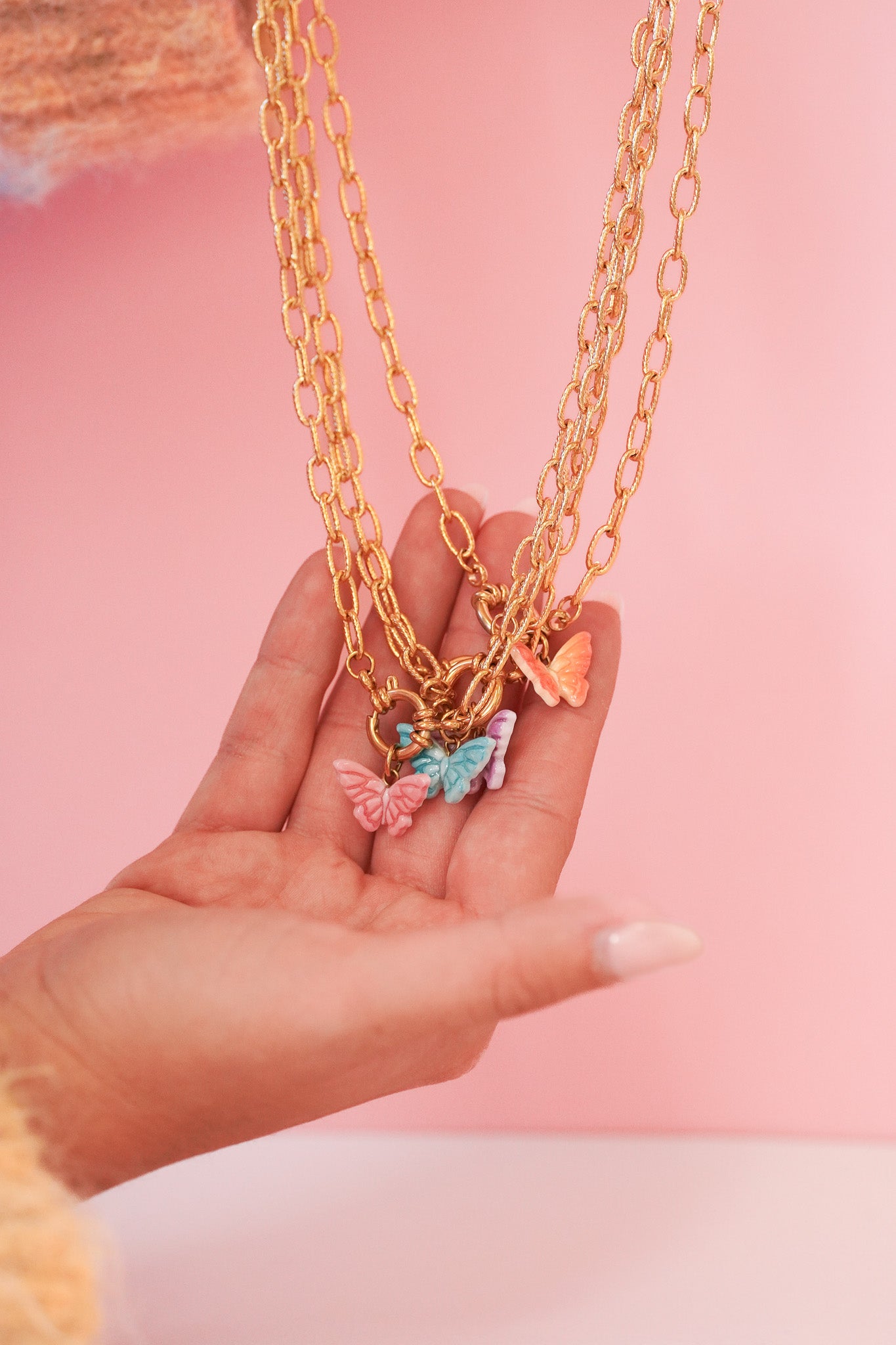 Collier Papillon - personnalisables