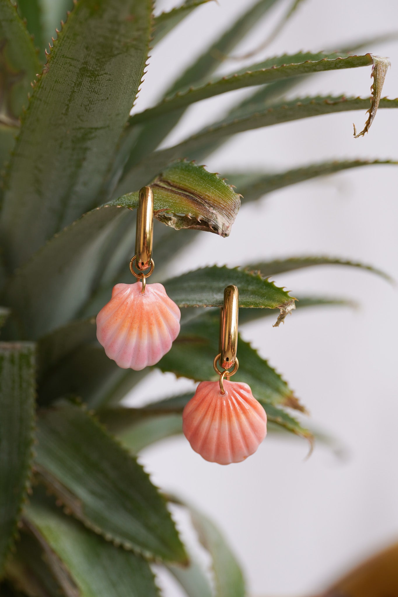Boucles d’oreilles créoles ovales Olivia - Charms interchangeables