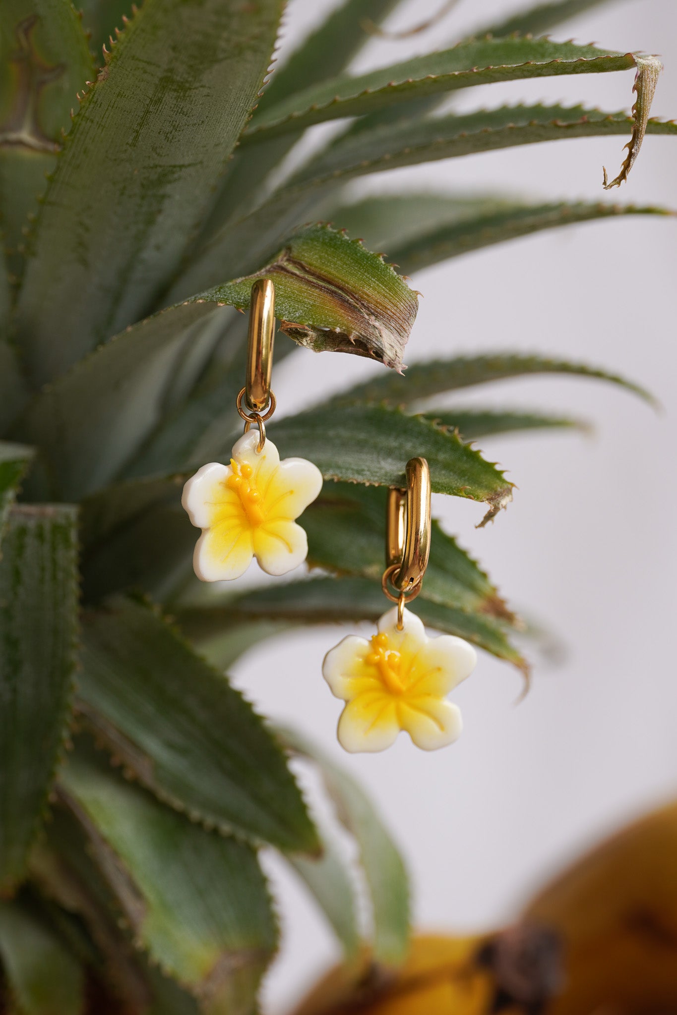 Boucles d’oreilles créoles ovales Olivia - Charms interchangeables