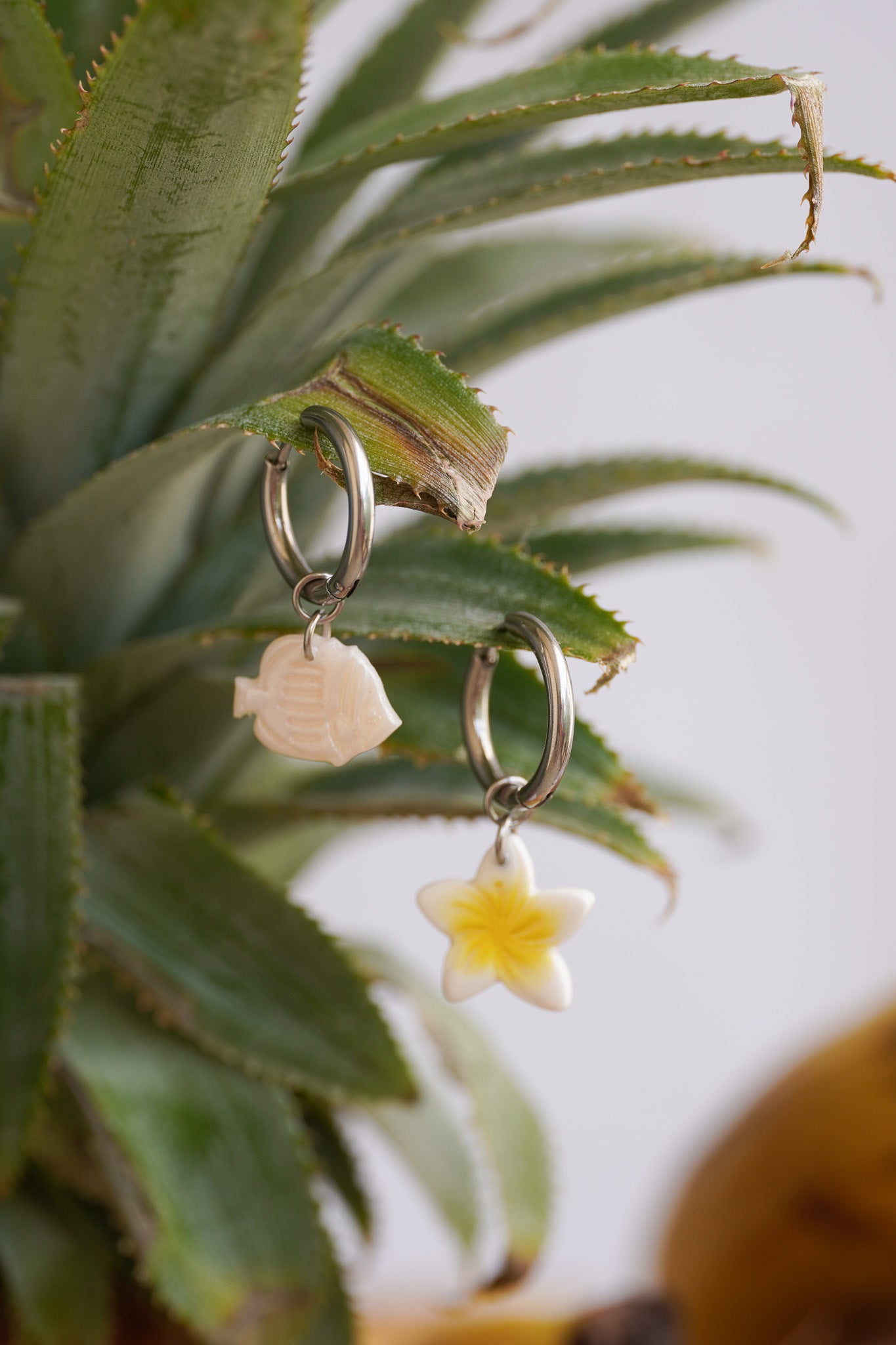 Boucles d’oreilles créoles argent Anna - charms interchangeables