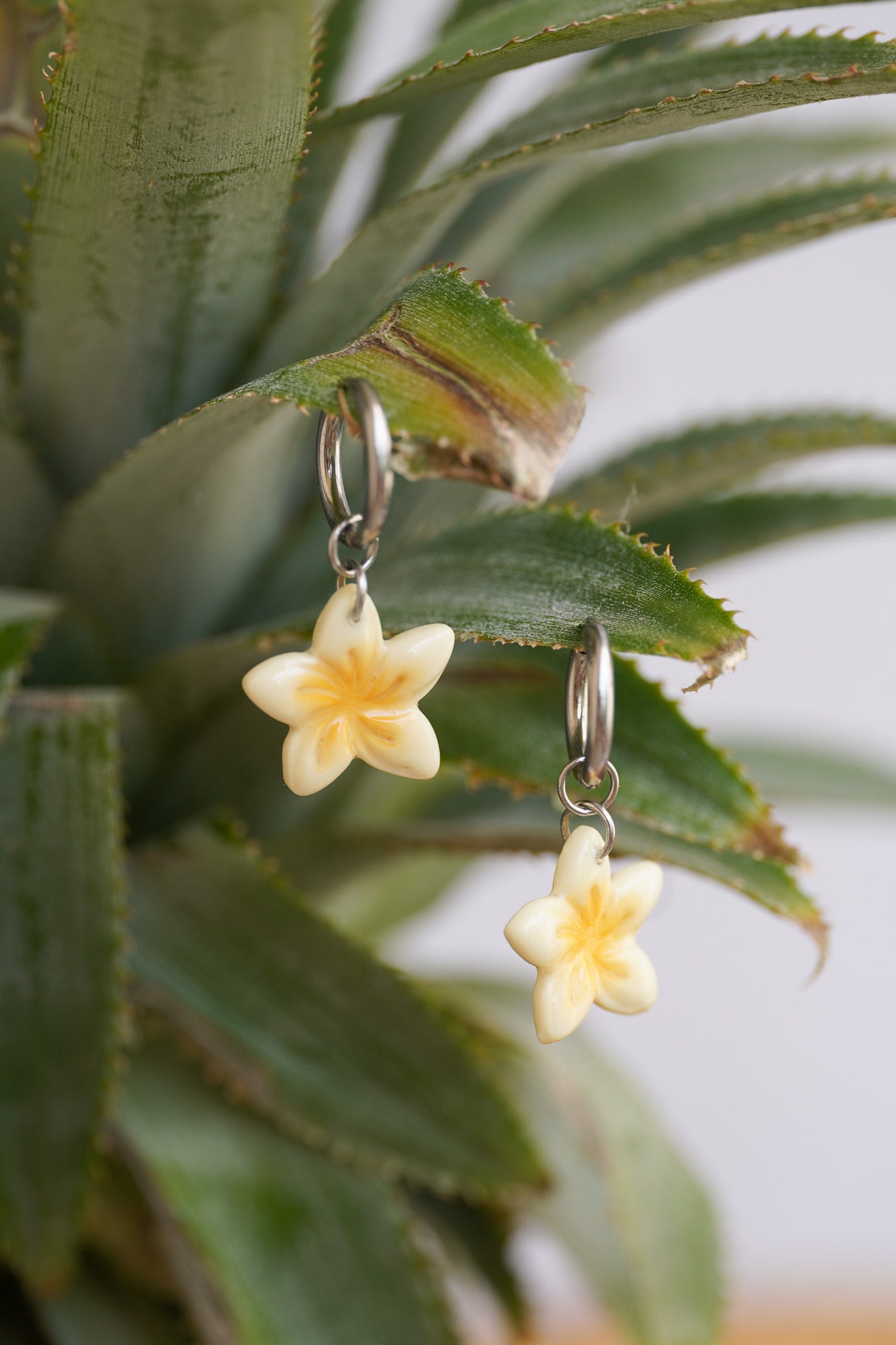 Boucles d’oreilles créoles argent Anna - charms interchangeables