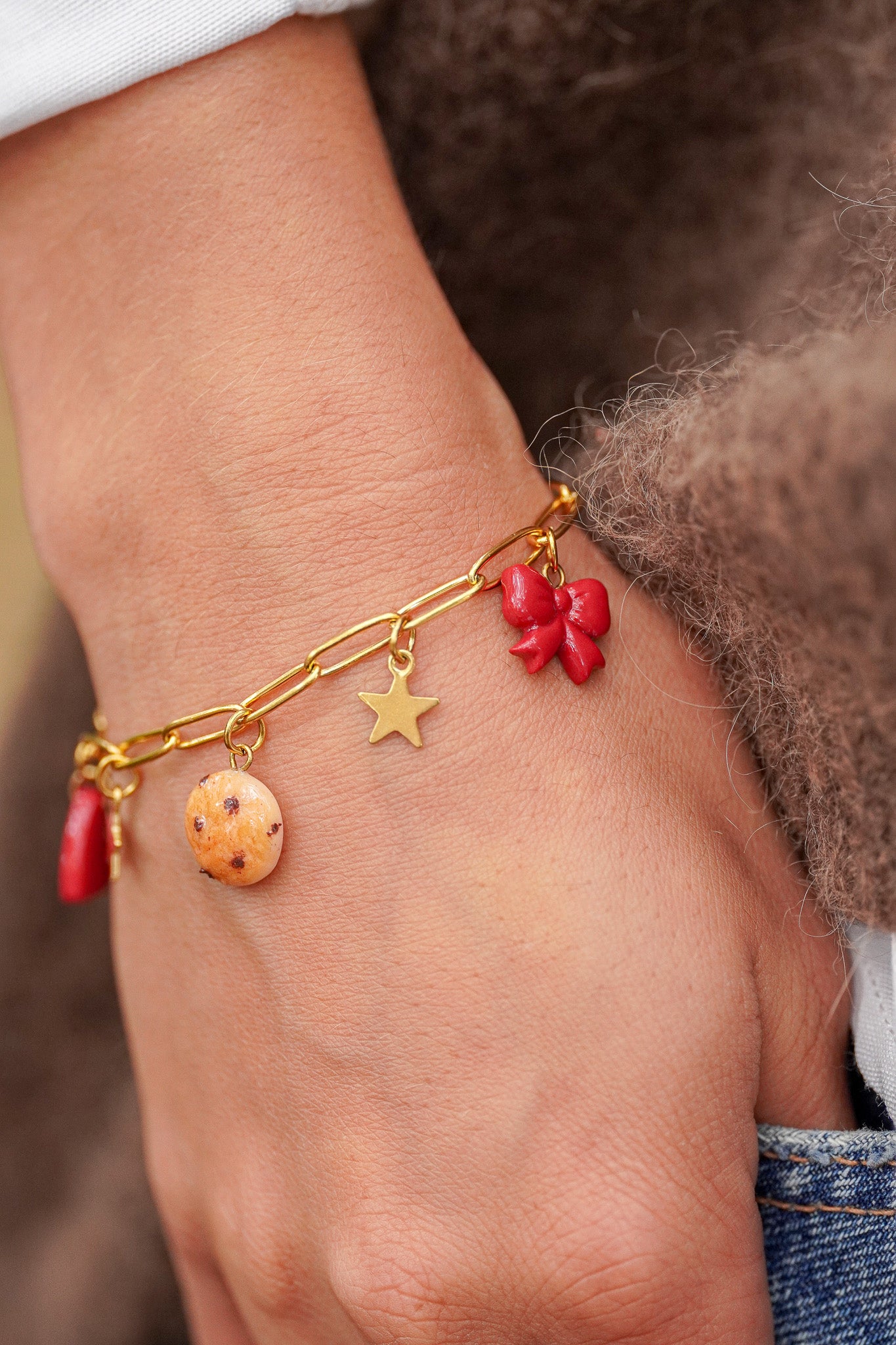 Bracelet Agathe - charms personnalisables