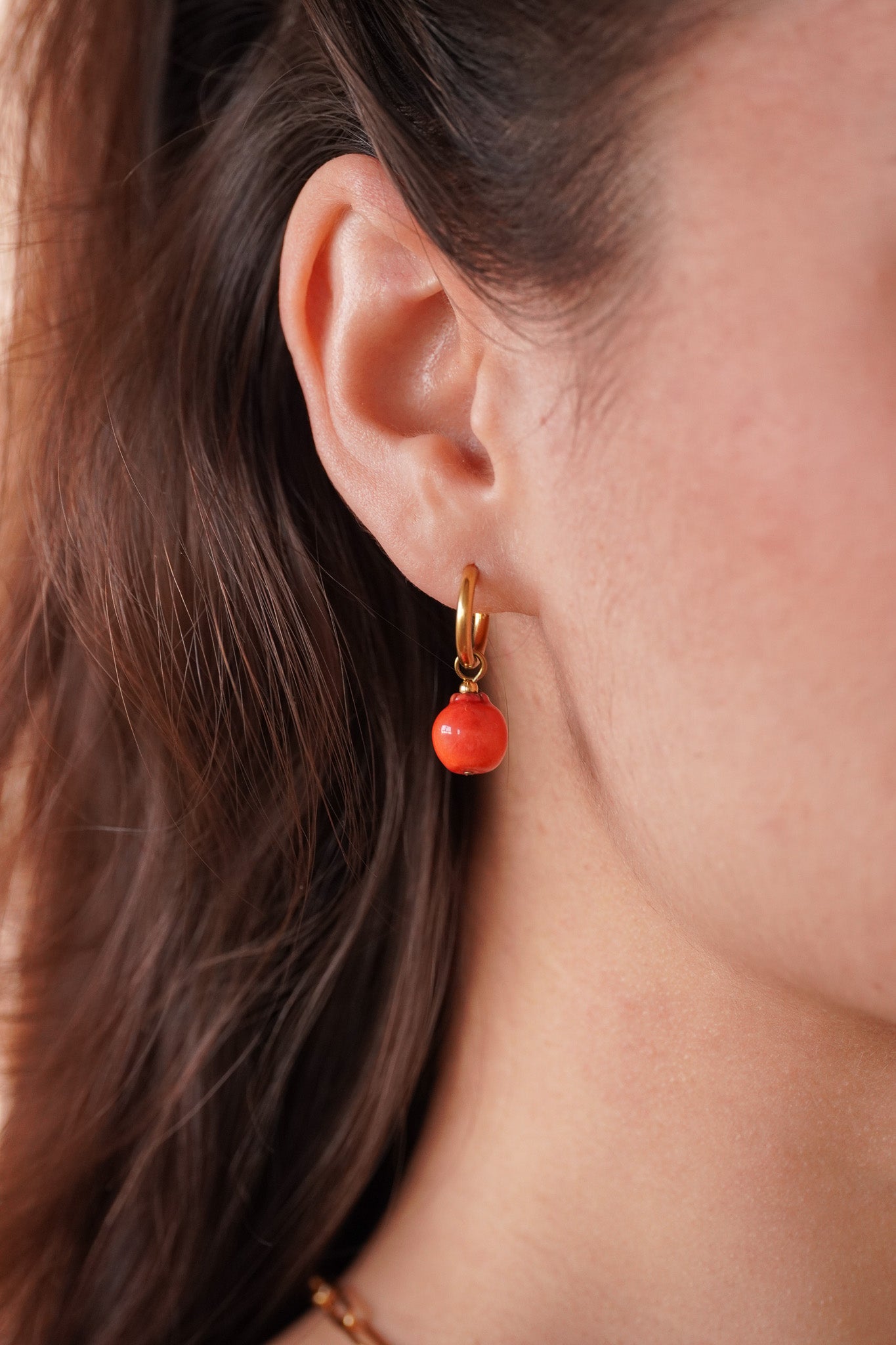 Boucles d'oreilles grenade