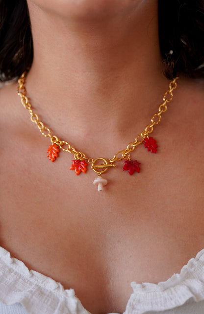 Collier doré Amélia - charms personnalisables