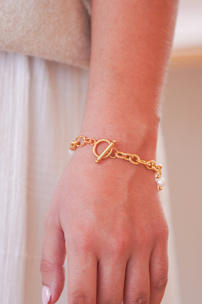 Bracelet doré Sofia - charms personnalisables
