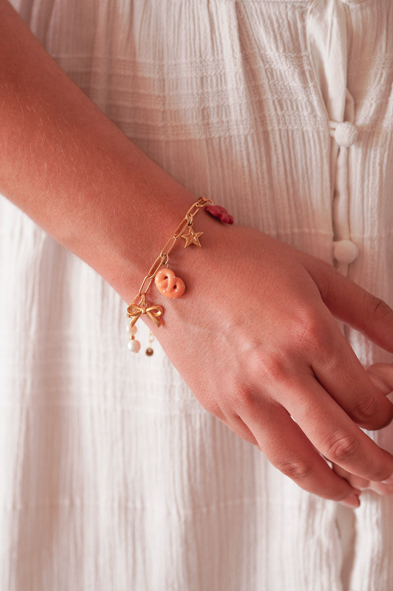Bracelet Agathe - charms personnalisables