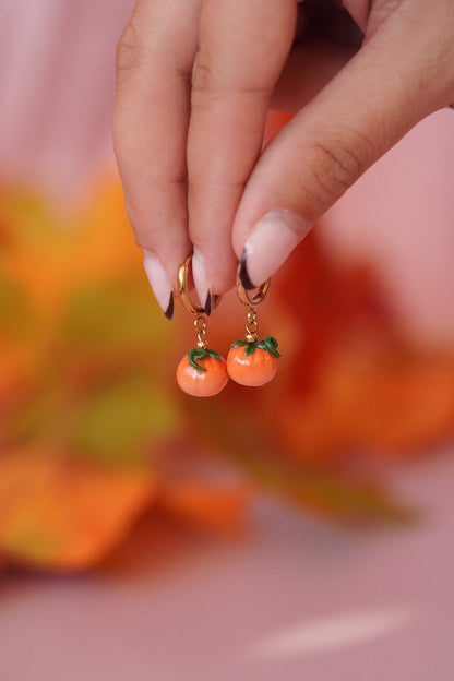 Boucles d'oreilles Citrouilles