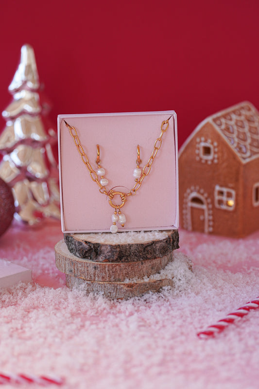Coffret perles d'eau douce
