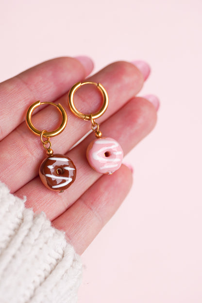 Boucles d’oreilles donuts