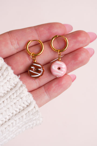 Boucles d’oreilles donuts