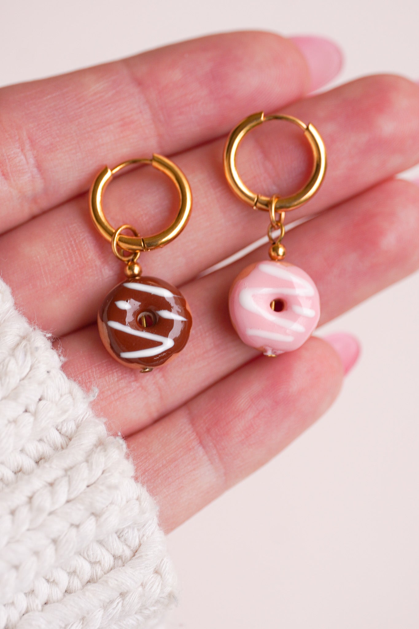 Boucles d’oreilles donuts