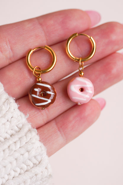 Boucles d’oreilles donuts