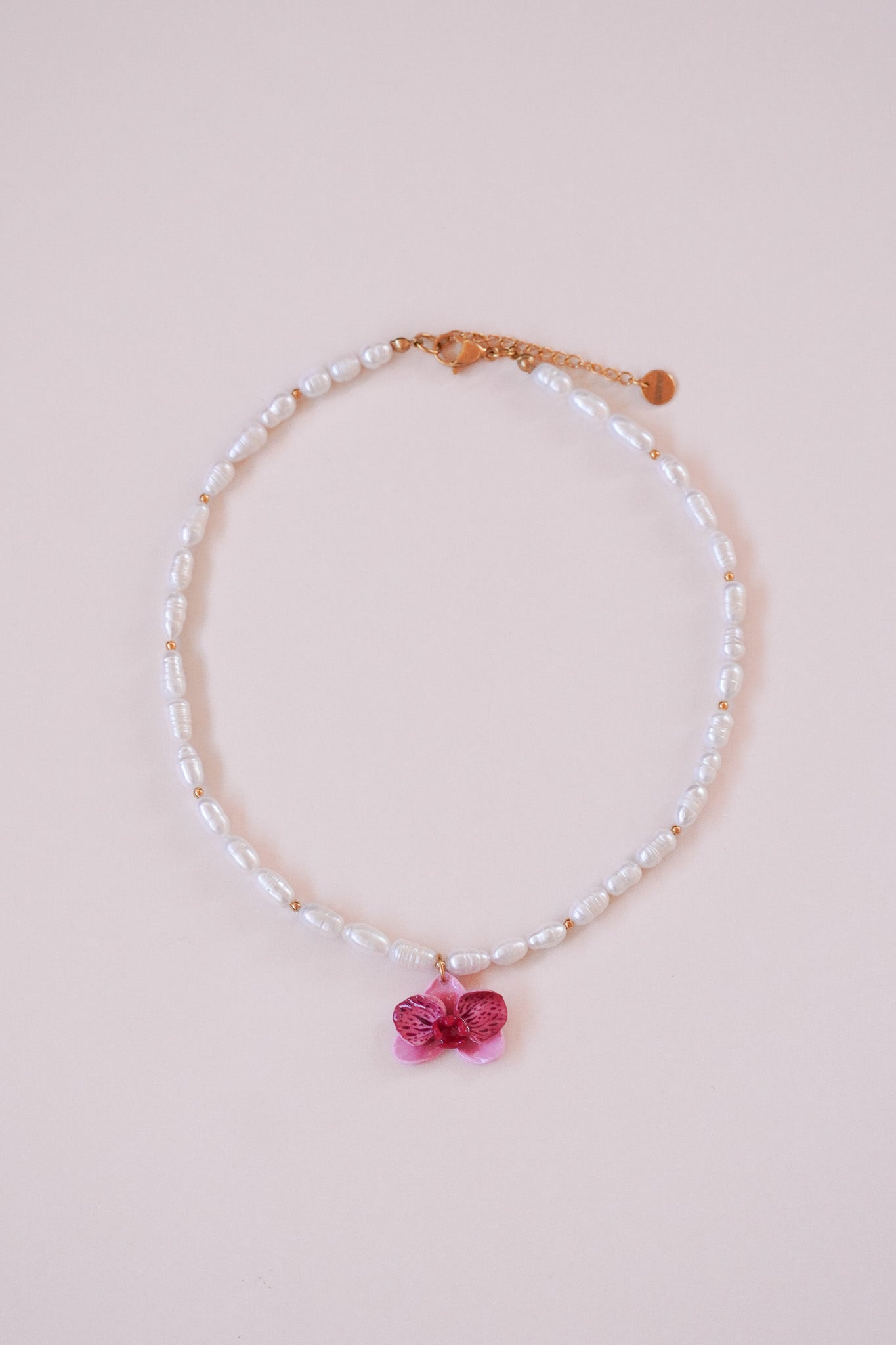 Collier orchidée Lotus