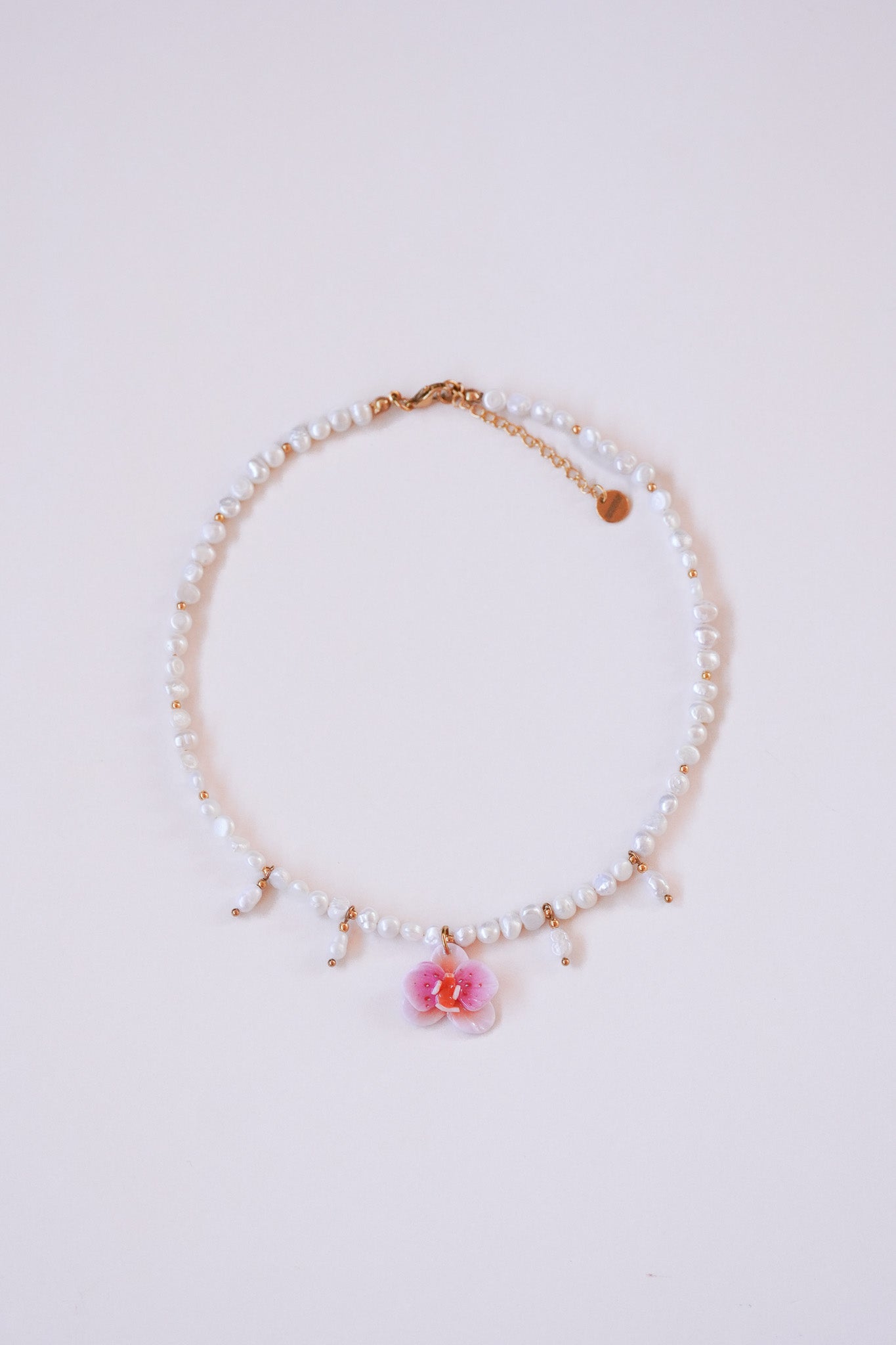 Collier orchidée Fairy
