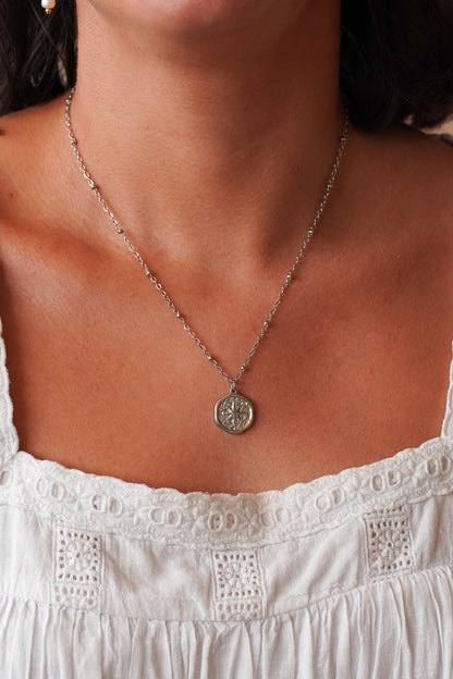 Collier Rose des vents