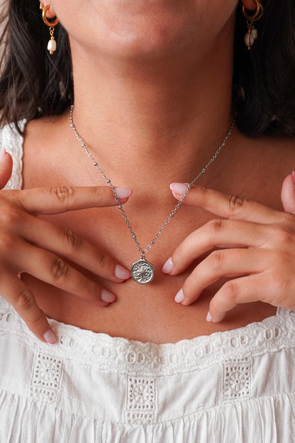 Collier Rose des vents