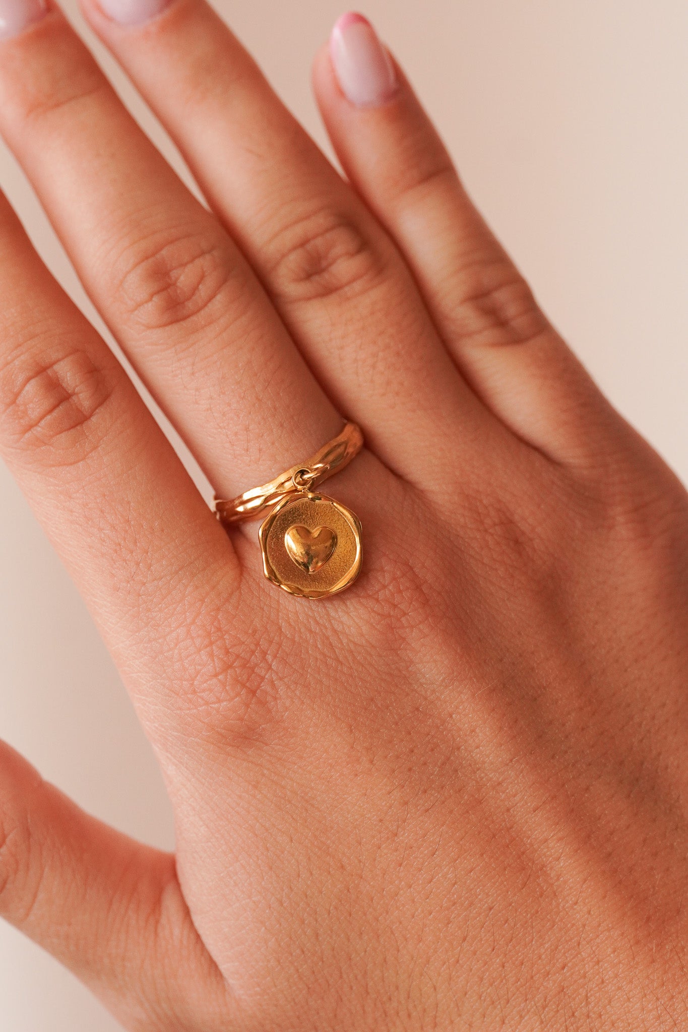 Bague coeur