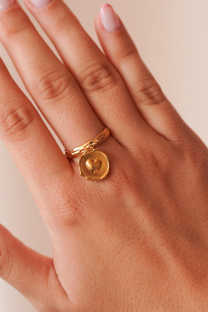 Bague coeur