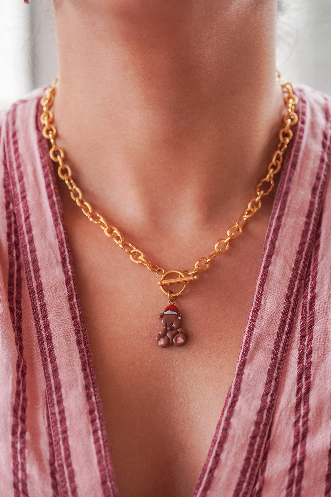 Collier Ourson noël