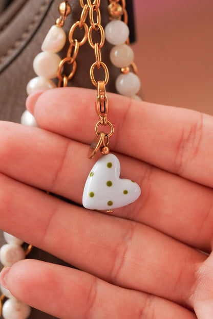 Charm Coeur bleu