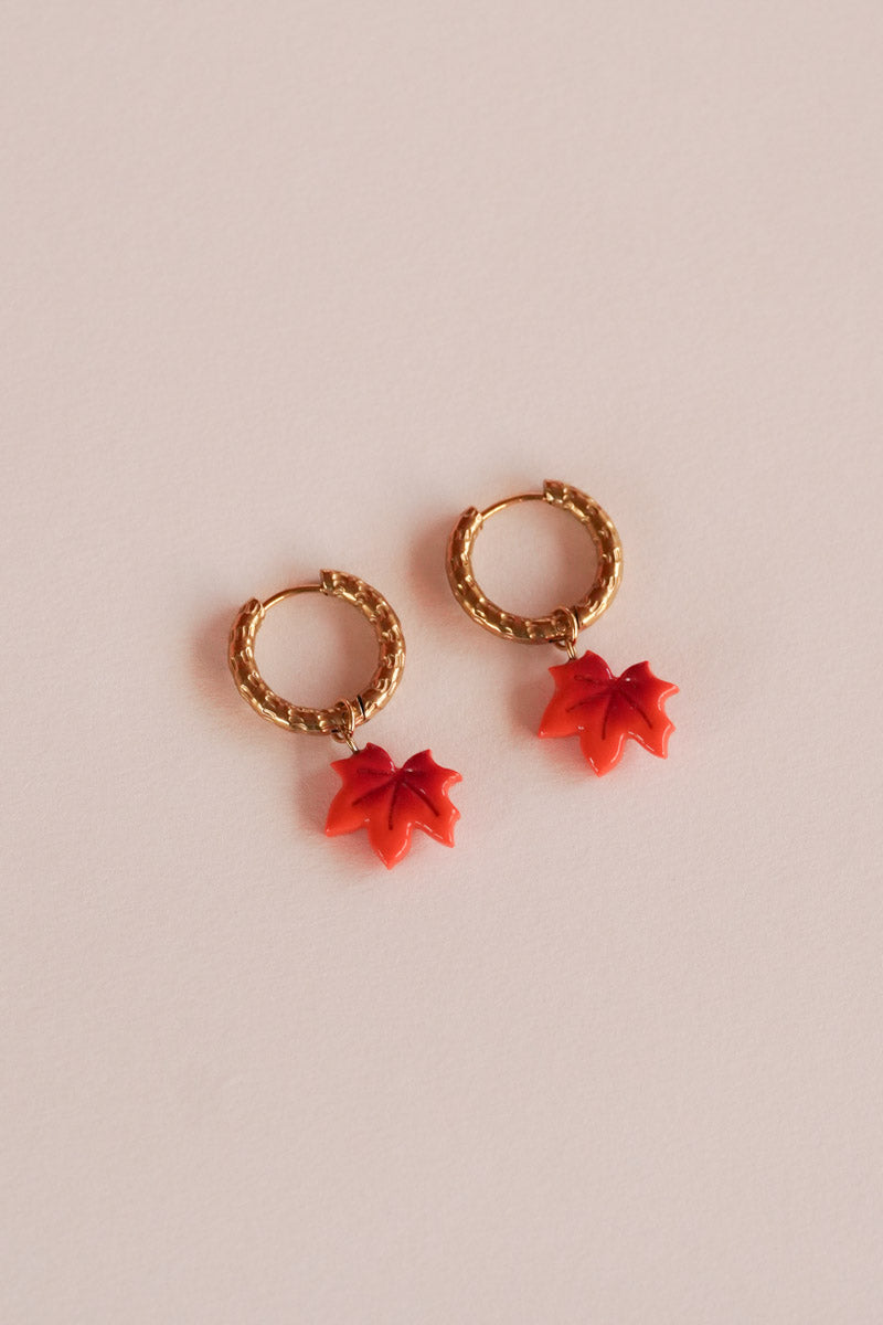 Boucles d’oreilles créoles Alba - charms interchangeables