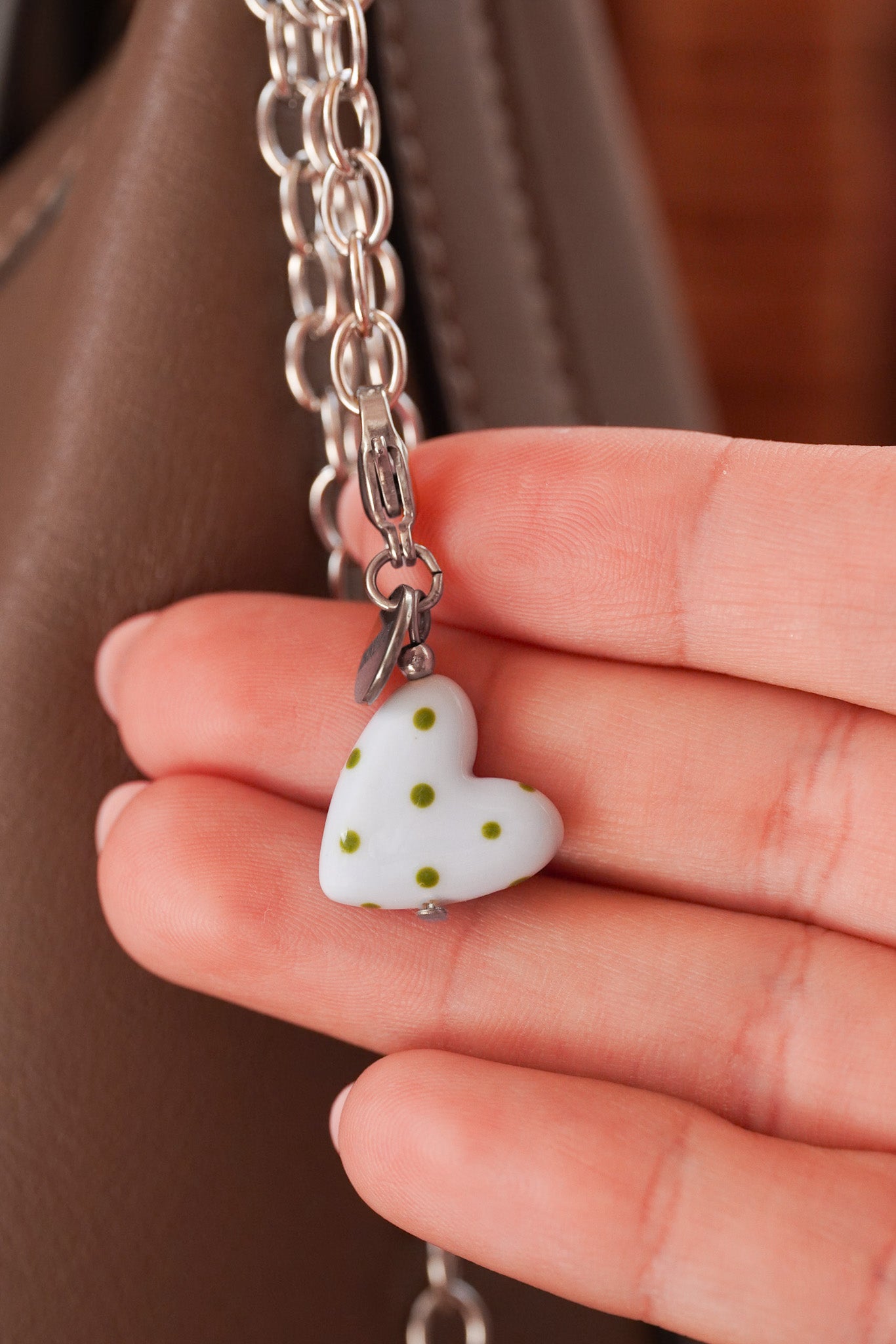 Charm Coeur bleu