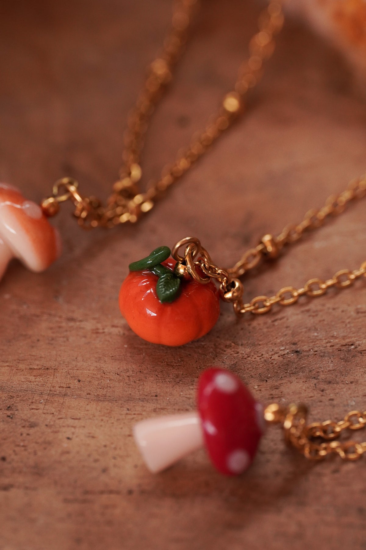 Collier Citrouille
