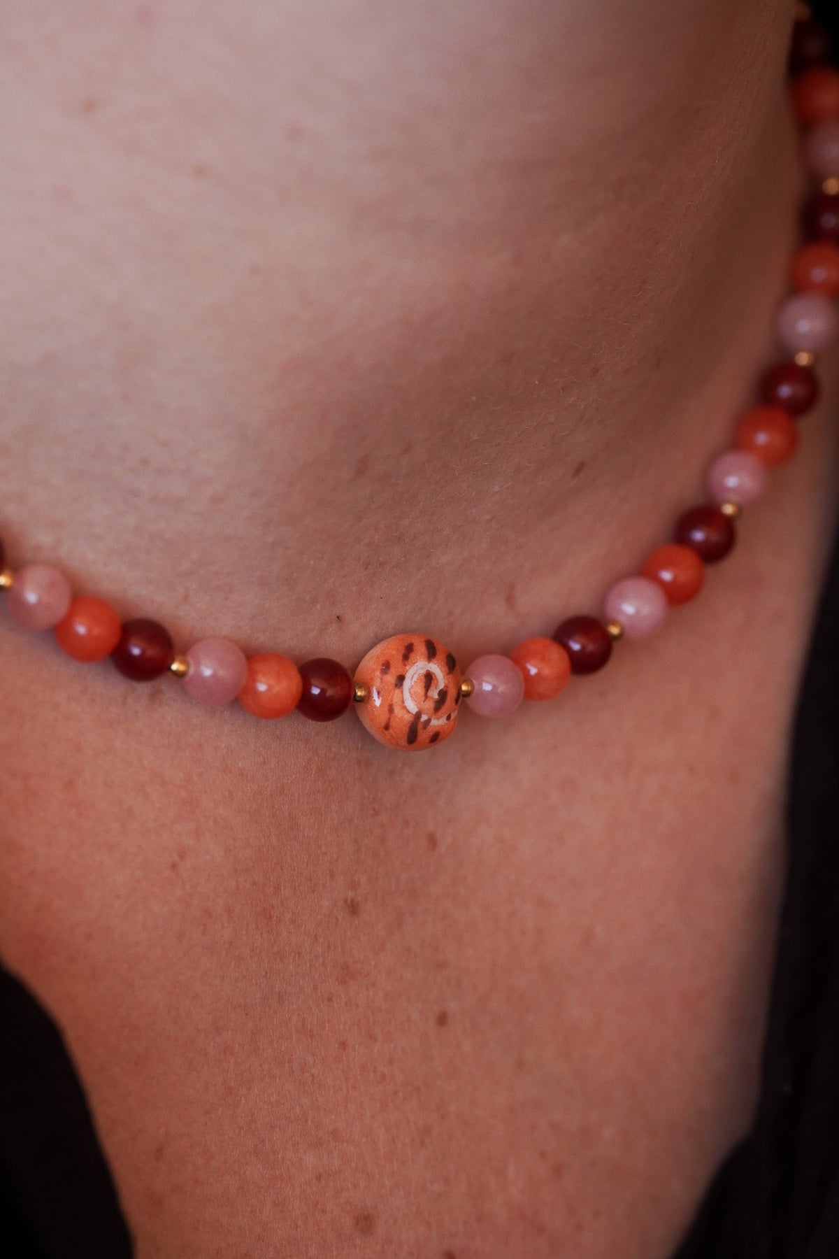 Collier Cosy cinnamon