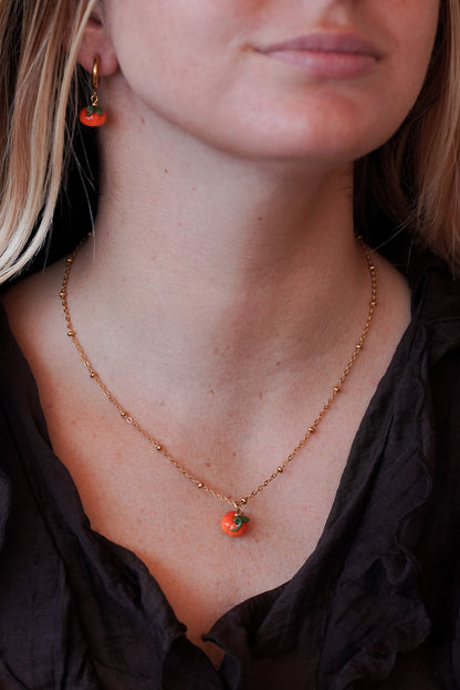 Collier Citrouille
