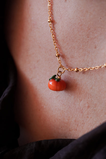 Collier Citrouille