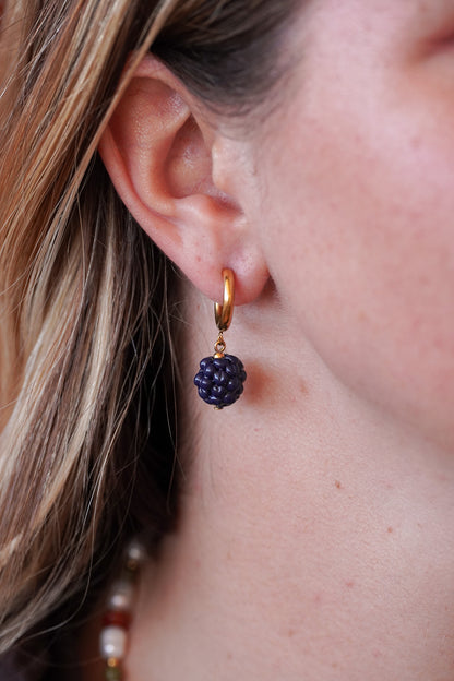 Boucles d'oreilles Mûres