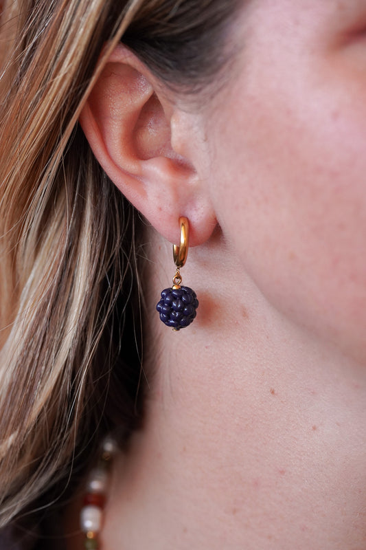 Boucles d'oreilles Mûres