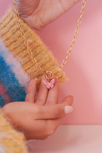 Collier Papillon - personnalisables