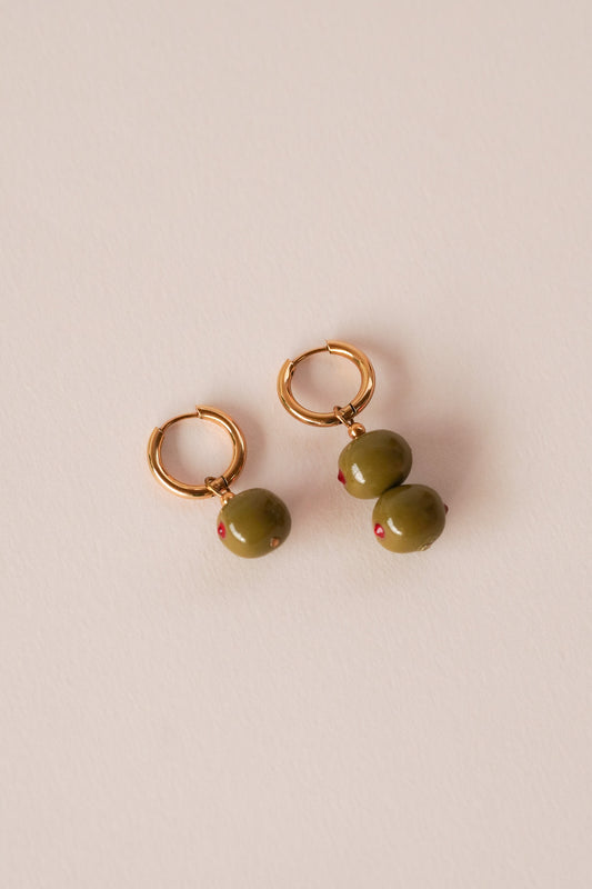 Boucles d'oreilles Olive