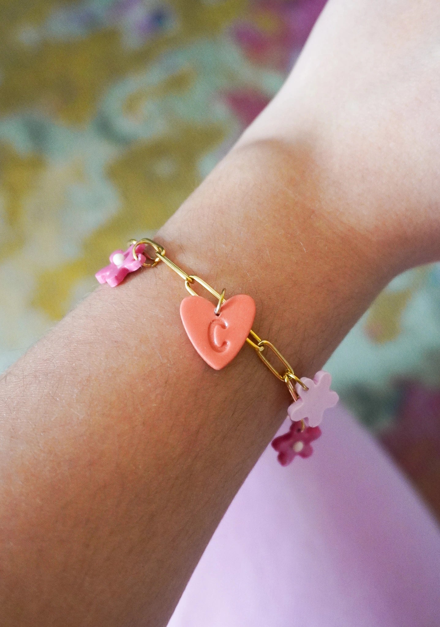 Bracelet Agathe - charms personnalisables