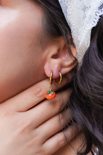 Boucles d'oreilles Citrouilles