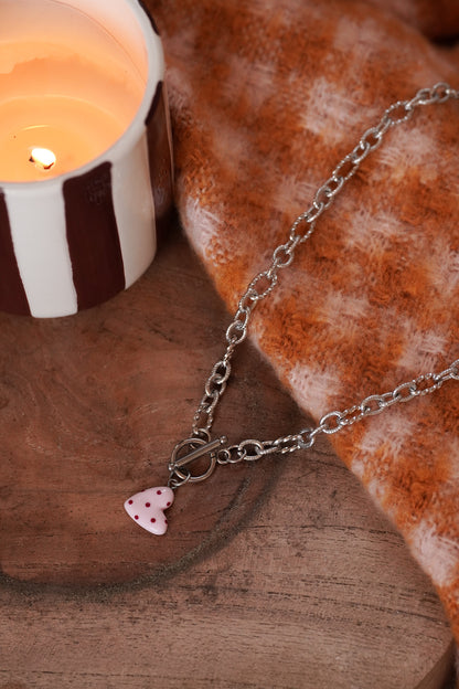 Collier argenté Amélia - charms personnalisables