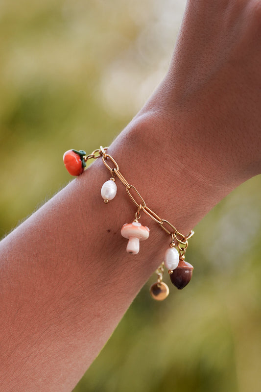 Bracelet Agathe - charms personnalisables