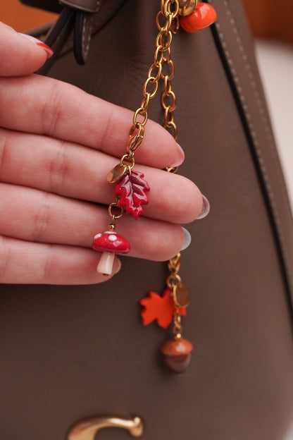 Bag charm Duo forêt