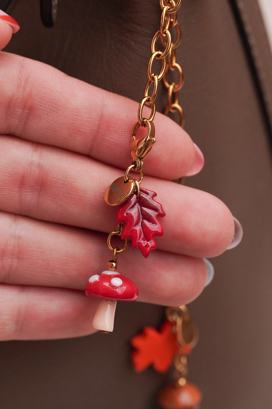 Bag charm Duo forêt