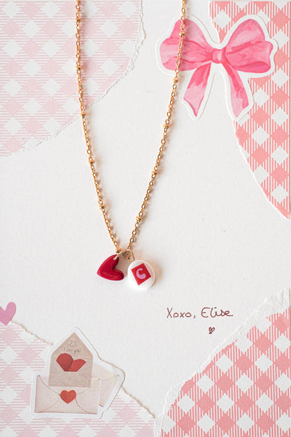 Collier doré Lydia - charms personnalisables