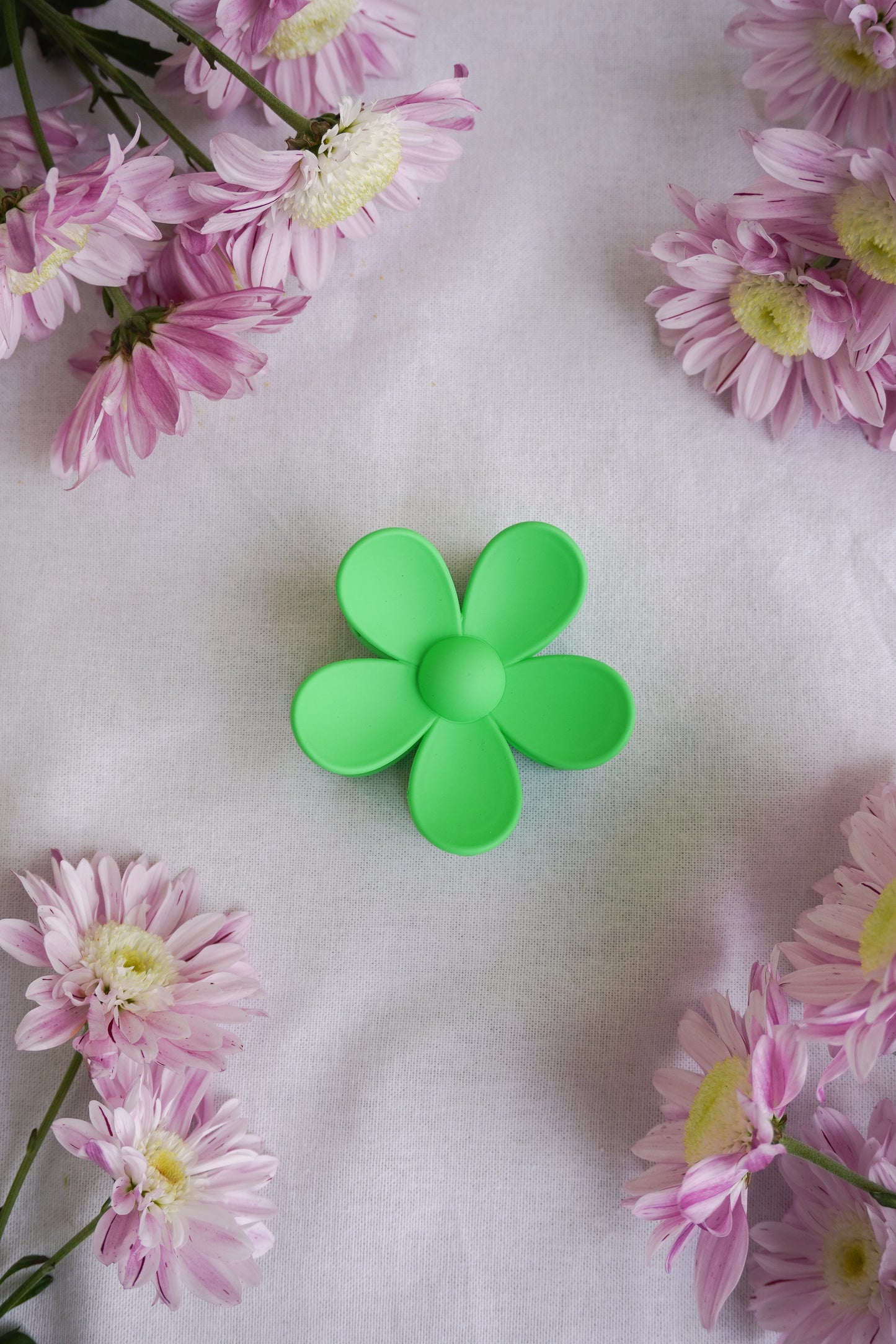 Pince à cheveux Verte