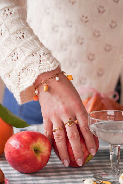 Bracelet Agathe - charms personnalisables