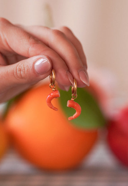 Boucles d'oreilles Crevettes