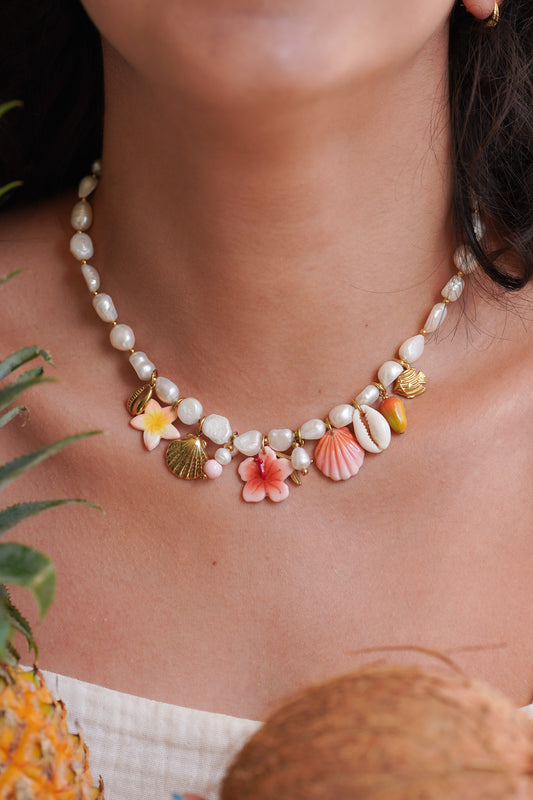 Collier perles d'eau douce Fidji