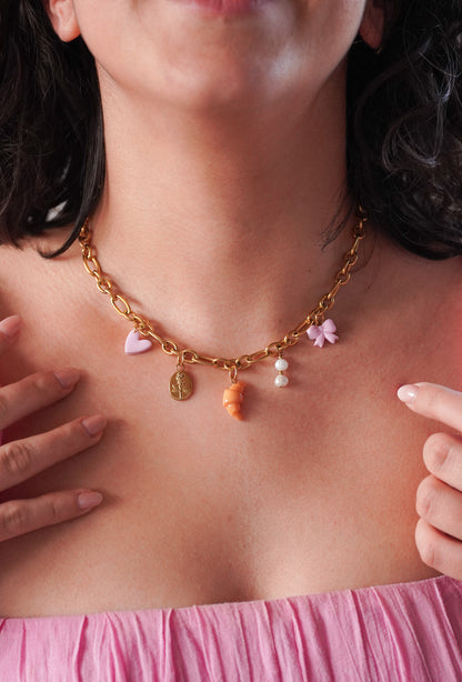 Collier coquette croissant