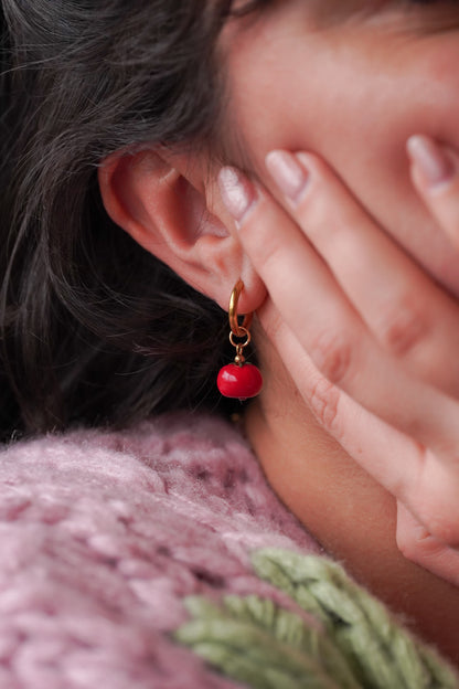 Boucles d'oreilles Tomates